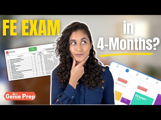 4-Month FE Exam Study Plan: How to Pass the FE Exam!