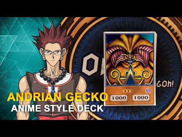 Yugioh Andrian Gecko | Exodia Anime Style Deck Orica (Yugiohoricasofficial.com)