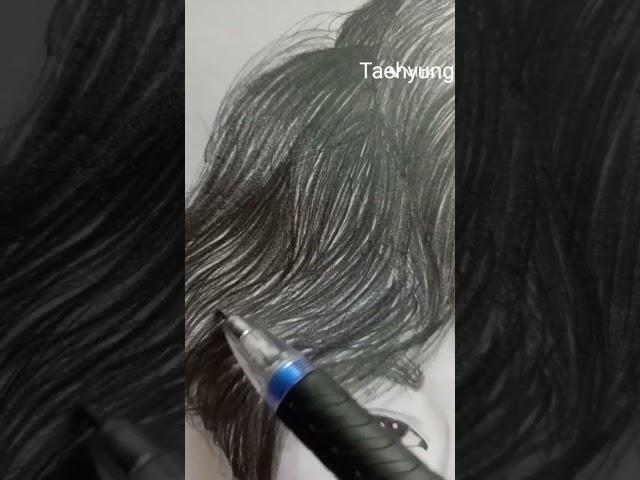 BTS Kim taehyung drawing#colourfull drawing#saniya art class#김태형이 그린다