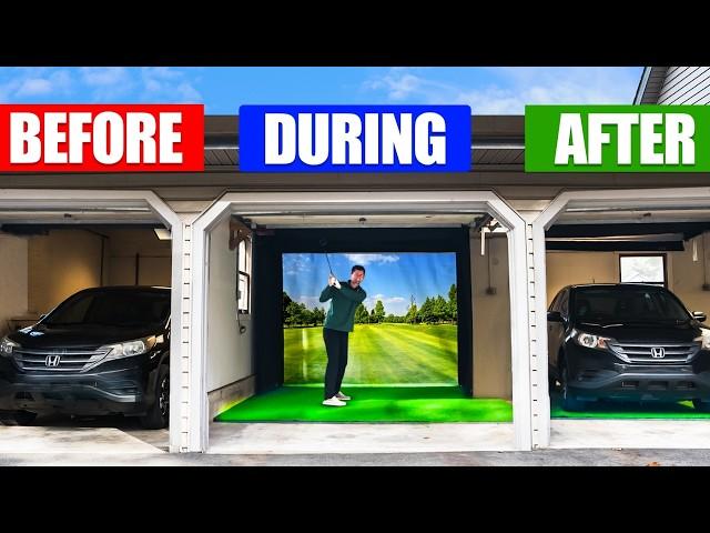 How to Build a Retractable Garage Golf Simulator in 8 EASY Steps