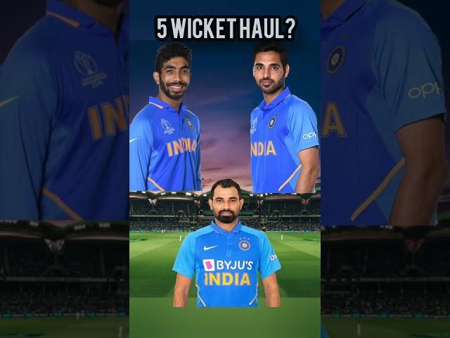 ODI comparison between bumrah,bhuvneshwar & shami #hpm creation #shorts