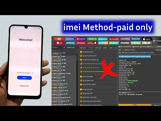 All Samsung Frp Bypass 2025-Latest Android 11/12/13/14/15 (Paid Only)
