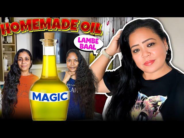 Baal Lambe Karne Wala Tel Ghar Mein Bana Liya  | Bharti Singh | Haarsh Limbachiyaa | Golla