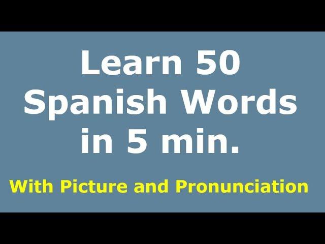 50 Essential Spanish Words Everyone Should Know. Important Spanish Words