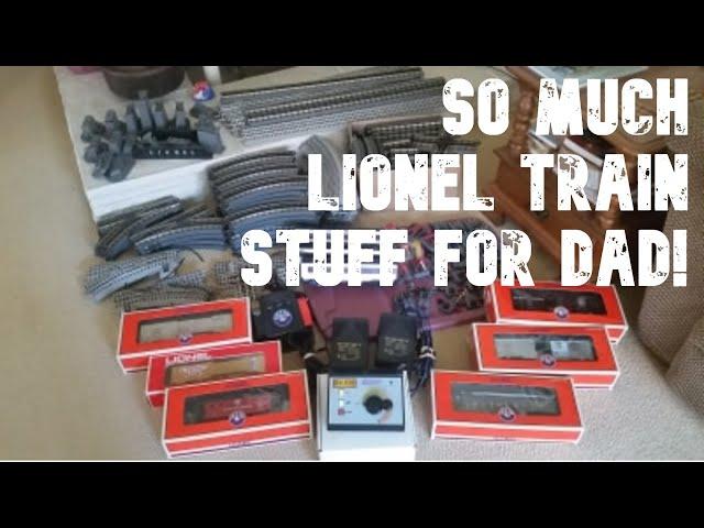 So Much Lionel O Scale Train Stuff for Dad!