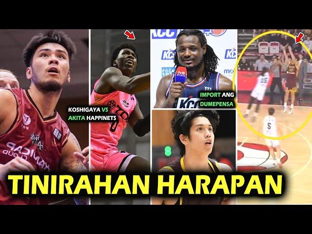 Import Tinirahan Harapan Steal at Dinakdakan pa. KAI SOTTO Koshigaya VS Akita Happinets. Carl Tamayo