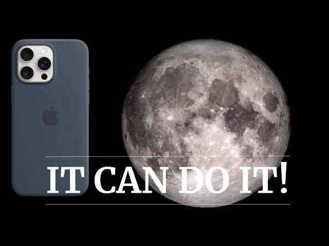 how to take photos of the moon with the iPhone 15 pro Max