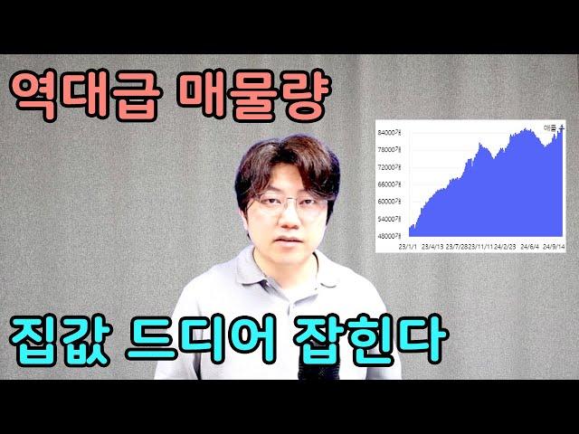 서울, 수도권 아파트 매물 역대급, 집값 이렇게 된다