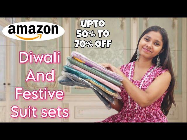 Diwali Special Amazon Kurta set haul️ | Under ₹ 500️ | Upto 50% to 80% Discount