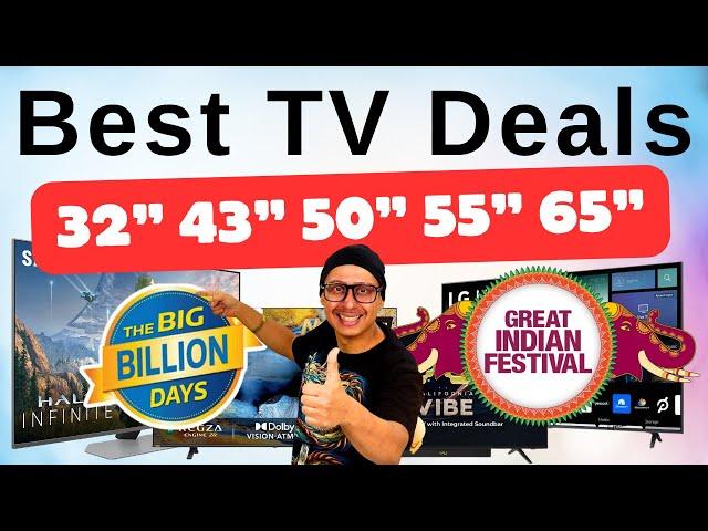 Best TV Deals on Amazon Great Indian Festival and Flipkart Big Billion Day Sale