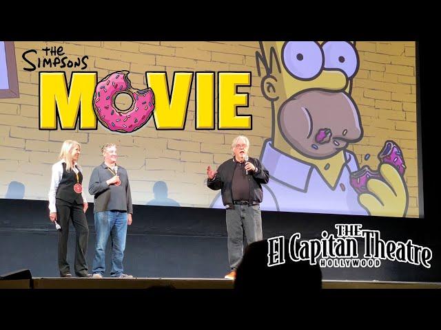 Matt Groening introduces "The Simpsons Movie" with Al Jean and Denise Sirkot at El Capitan Theatre