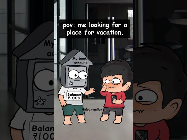 Vacation plans #animation #relateablepost #doodlnation