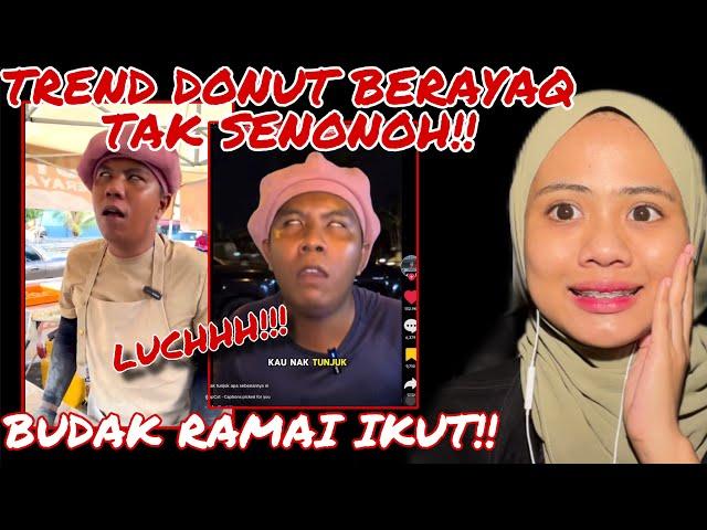 TREND DONUT BERAYAQ JIJIK LUC4HH VIRAL‼️ BUDAK RAMAI IKUT WEH!!