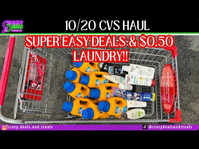 10/20 CVS HAULSUPER EASY DEALS + $0.50 LAUNDRY CARE & MORE* HOW TO COUPON AT CVS