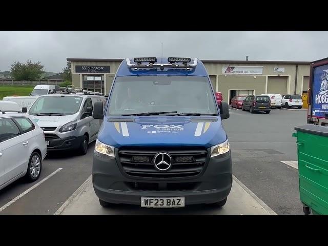 @welderfabber Mercedes  Sprinter Lazer lamps upgrade