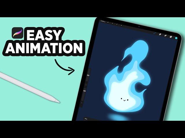 HOW TO MAKE an ANIMATION in PROCREATE #Shorts