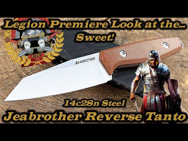 Legion Premiere Look at the Jeabrother Reverse Tanto in 14c28n Steel.