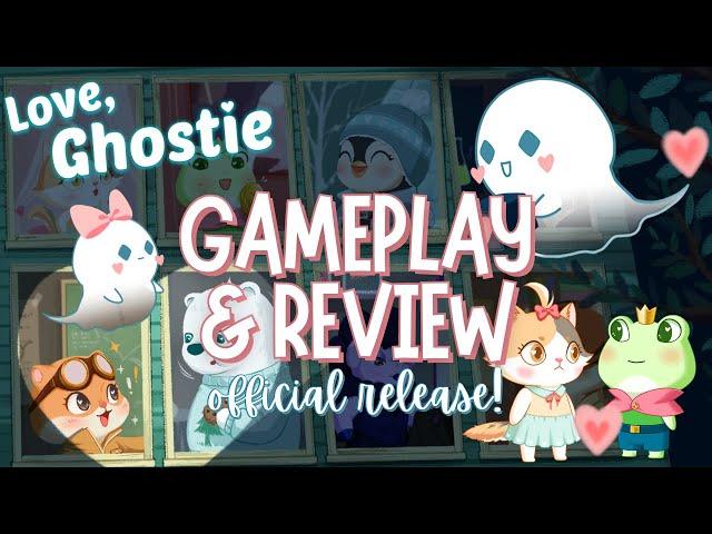 Love, Ghostie a NEW wholesome cozy dating sim! Official Release Day TODAY! Gameplay and Full Review!