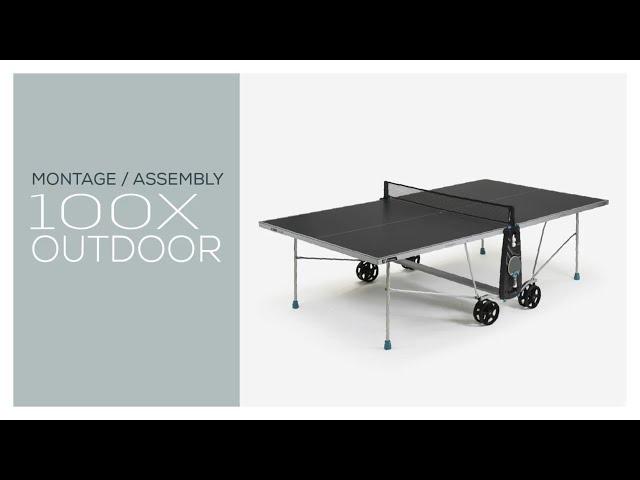 How to Assemble Your Cornilleau 100X Outdoor Table Tennis Table - Aussie Table Tennis