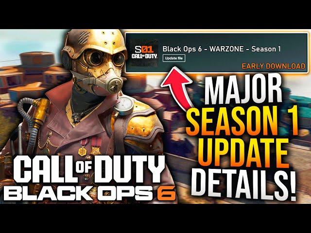 Black Ops 6: SEASON 1 EARLY UPDATE Details! Major DOWNLOAD, Enhanced Update, & More! (BO6 Season 1)