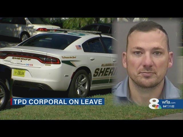 Corporal with Tampa PD arrested, placed on administrative leave