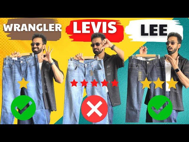 Levis vs Wrangler vs Lee- Best Blue Jeans| Does reviews actually matter?