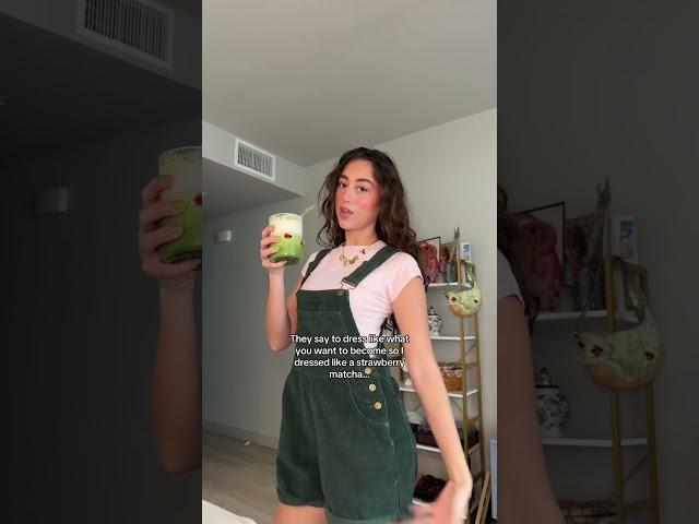 Let me come back as one  #strawberrymatcha #ootd #outfitideas #fyp