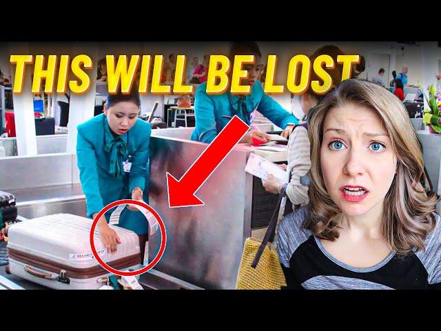 How to Check a Bag at the Airport | (avoid lost luggage)