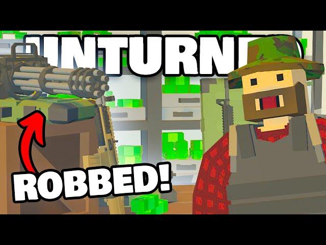 MY WEAPONS SHOP WAS ROBBED! (Unturned Life RP #61)