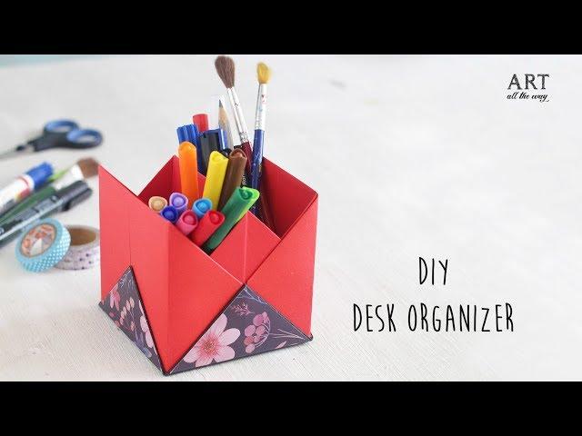 DIY Desk Organizer | | Back to school | Ventunoart