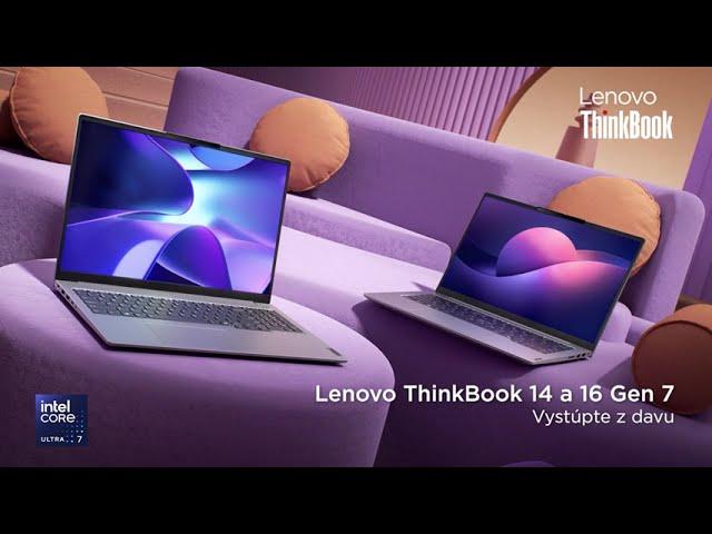 Lenovo ThinkBook 14 a 16 (Intel) Gen 7 — predstavenie