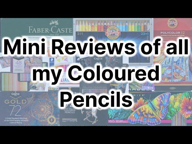 An Updated Look at all of my Pencils and a Mini Review of each