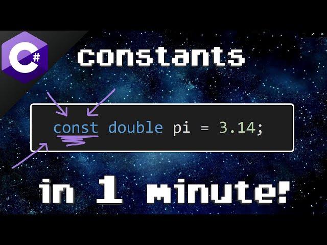 C# constants π