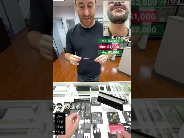 Real sapphire bracelet negotiation