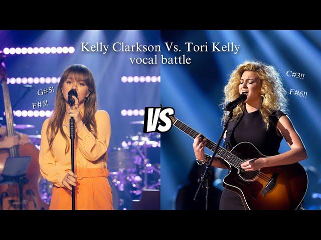 KELLY CLARKSON Vs. TORI KELLY - Vocal Battle (C#3 - A5 - C7 | Feat. @TorishKellington)