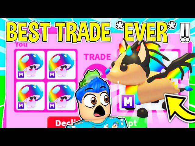 I Traded My MEGA NEON *MUSHROOM FRIEND* In Adopt Me Roblox !! Adopt Me Trading LEGENDARY Garden Pet