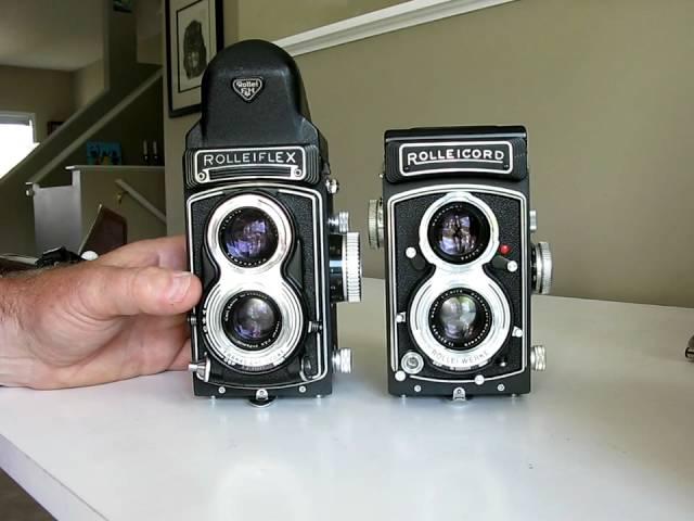 Rolleicord and Rolleiflex cameras in the digital camera world