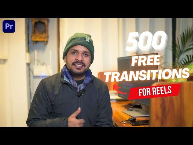 500 Free Transitions For Reels | Cinemagicut | Premiere Pro