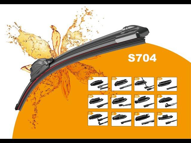 Best multi adapters soft wiper blade with easy installation way special for TOYOTA/HONDA/BMW/BENZ