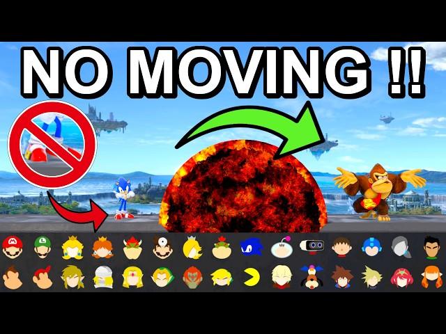 Who Can Make It Over The Lava Ball WITHOUT Moving  - Super Smash Bros. Ultimate