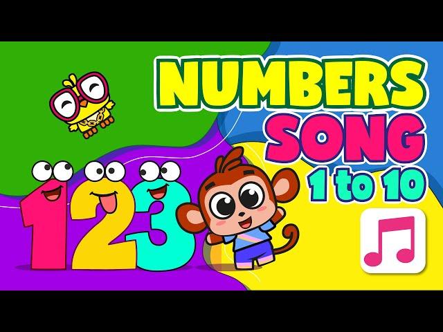 Counting 1 to 10 | 2025 Numbers Song for Kindergarten and Toddlers | Best Preschool App Tiny Minies