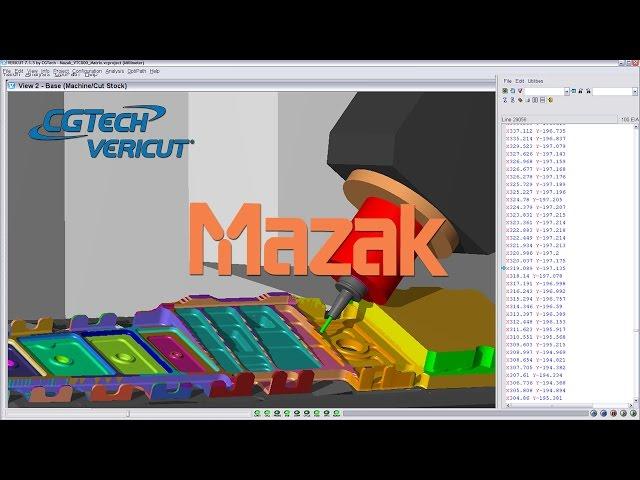 Yamazaki Mazak Machine Tool CNC simulation with VERICUT