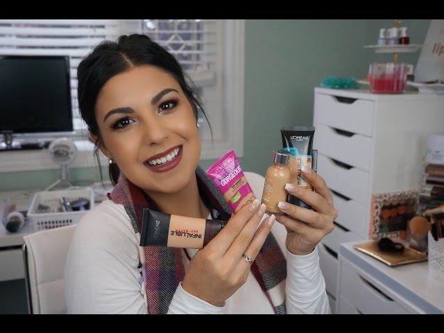 Top 5 Drugstore Foundations! | Amanda Speroni