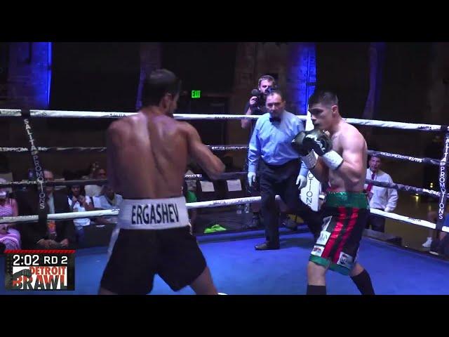 DETROIT BRAWL SHOHJAHON ERGASHEV VS ANGEL HERNANDEZ FULL FIGHT