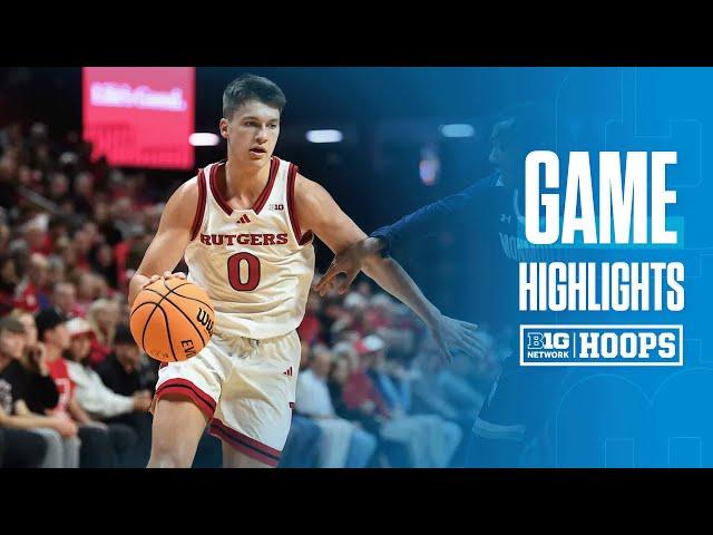 Merrimack at Rutgers | Highlights | Big Ten Men's Basketball | 11/20/2024