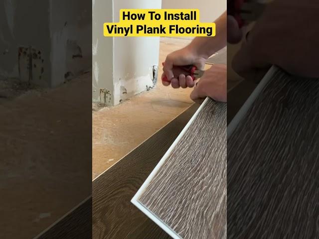 How To Install Vinyl Plank Flooring