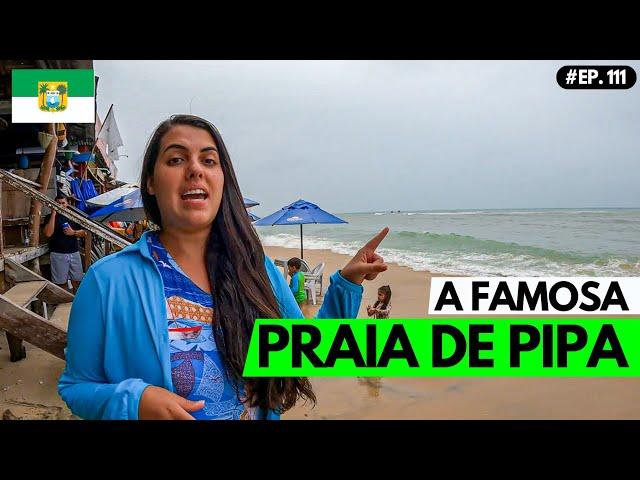 Ficamos IMPRESSIONADOS com esta praia do NORDESTE: PIPA RN #ep111