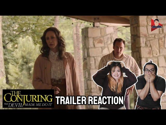 The Conjuring: The Devil Made Me Do It - Official Trailer Reaction | Pinoy Couple Reacts