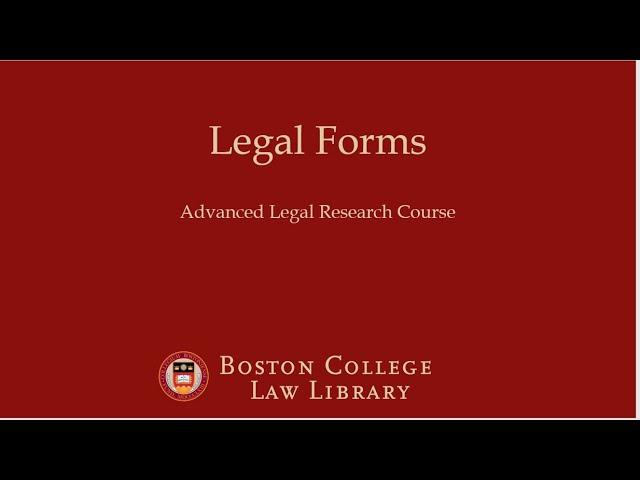 Legal Forms