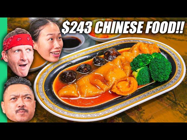 $3 Chinese Food VS $243 Chinese Food!! Rare Animal Parts!!